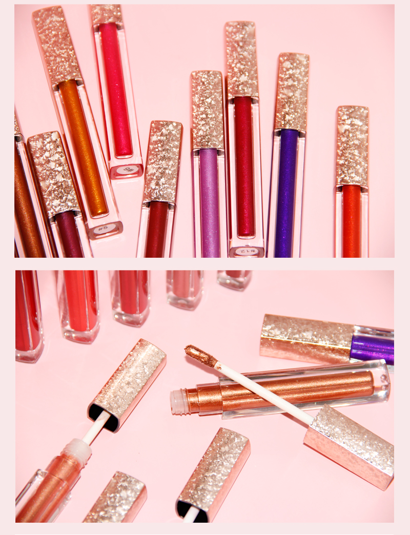 Metallic Lip Gloss private label with small MOQ