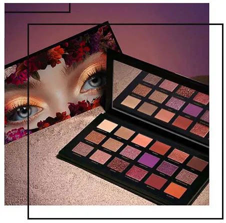 Palette di ombretti ad alta pigmentazione a 18 colori Private Label - ES0612