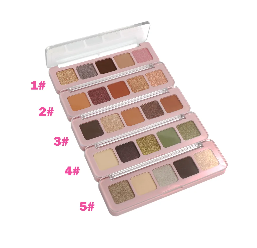 High Pigment 5 colors Eyeshadow Palette Wholesale - ES0615
