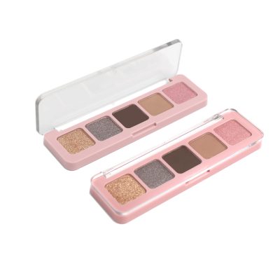 Private label eyeshadow palette high pigment 5 colors wholesale Private label eyeshadow palette high pigment 5 colors wholesale
