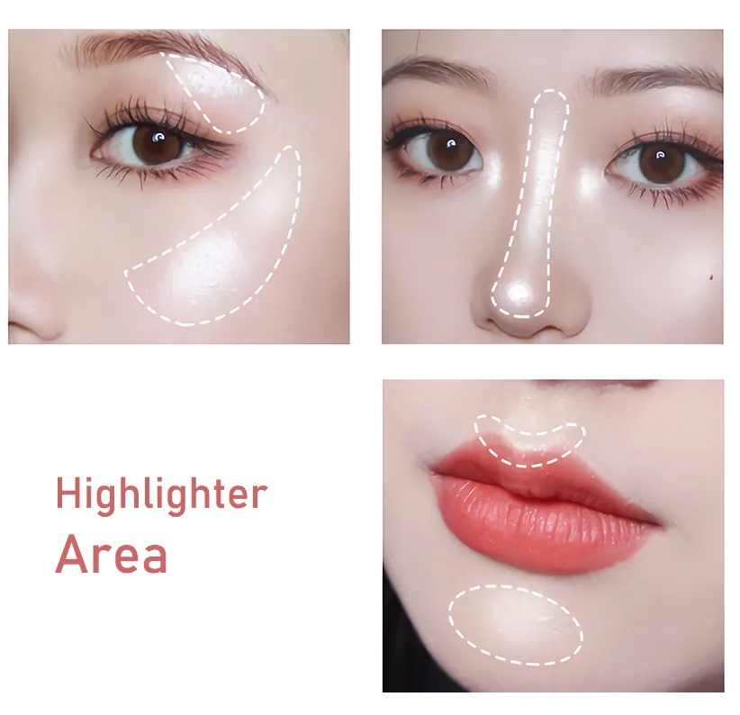 Private Label Highlighter in 5 Colors - HL0009