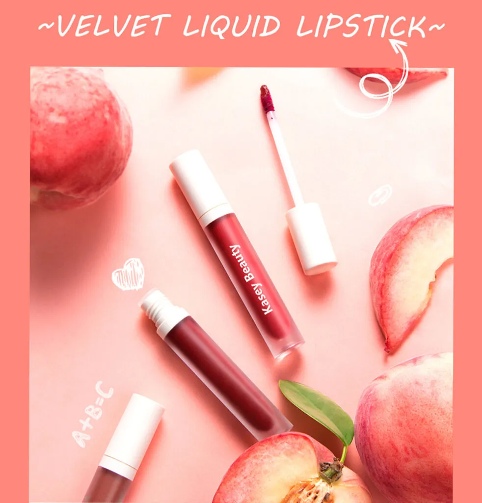 Velvet matte texture liquid lipstick Private label | LG0393