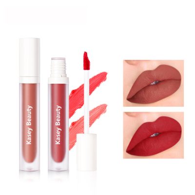 Velvet matte texture liquid lipstick Private label Velvet matte texture liquid lipstick Private label