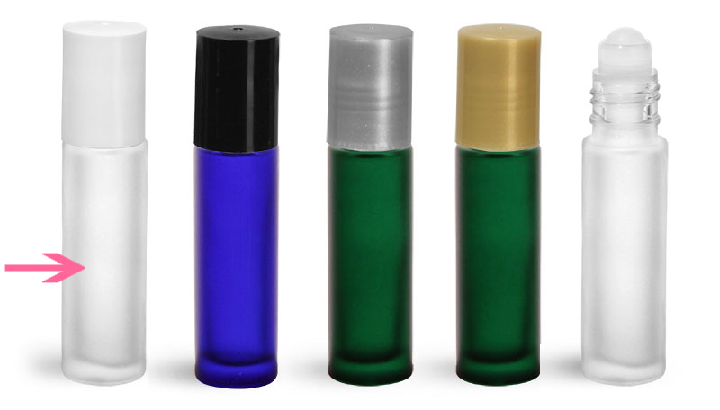 Private label cosmetics - Frosted Glass Containers