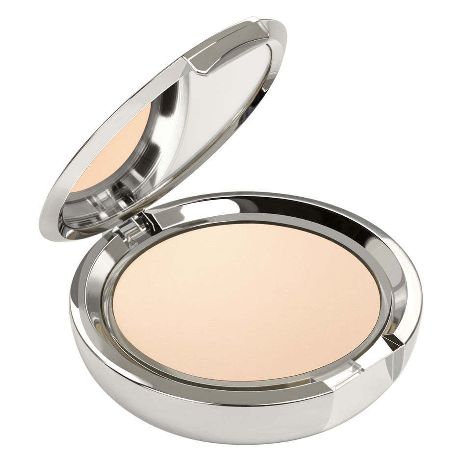 Private label shiny silver finish packaging