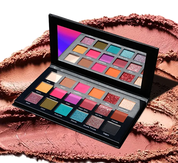 Private Label 18 Colors High Pigment Eyeshadow Palette - ES0617