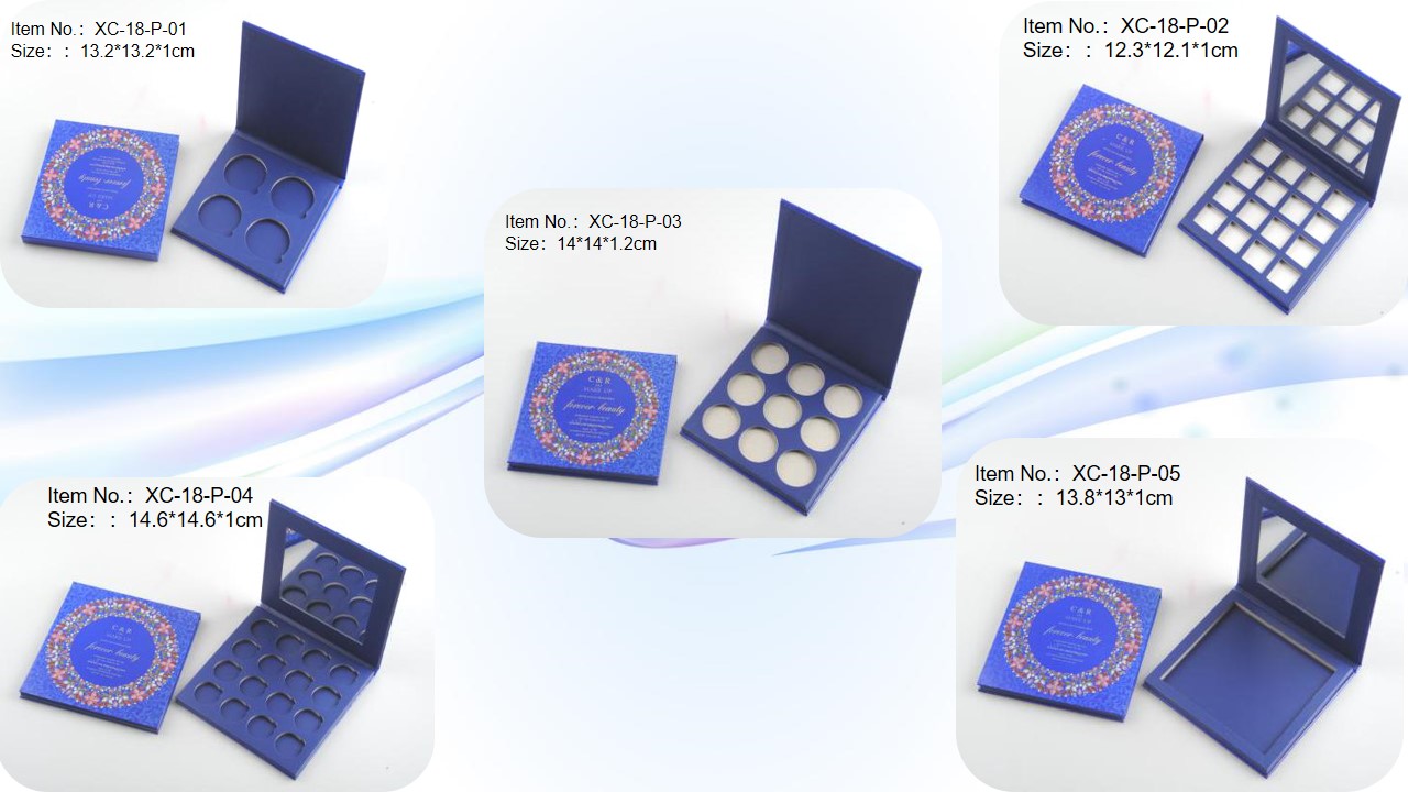 Private label cosmetics - paper palette packaging