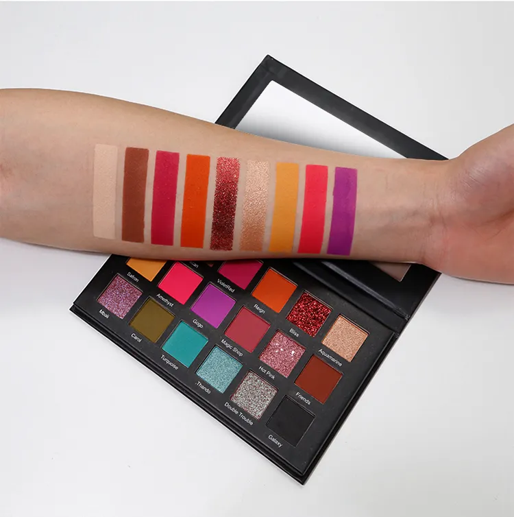 Private Label 18 Colors High Pigment Eyeshadow Palette - ES0617
