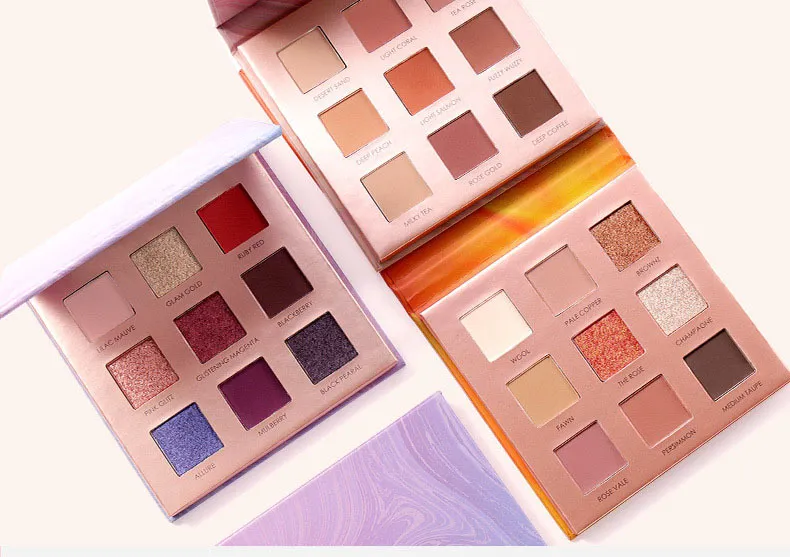 Custom eyeshadow palette with pictures and names - ES0620