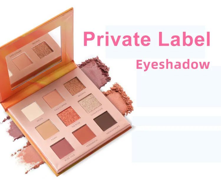 Custom eyeshadow palette with pictures and names - ES0620