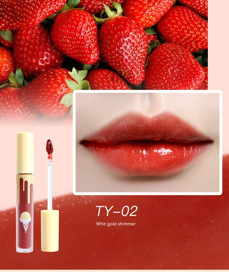 Design de gotejamento Marca própria de brilho labial - LG0400