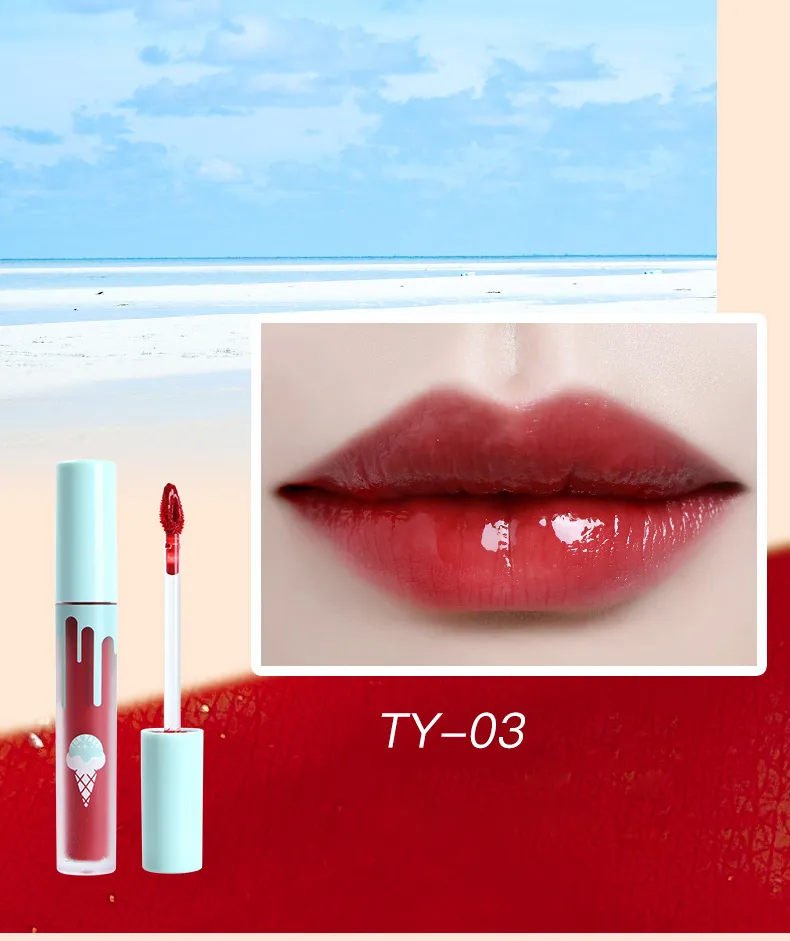 Design de gotejamento Marca própria de brilho labial - LG0400