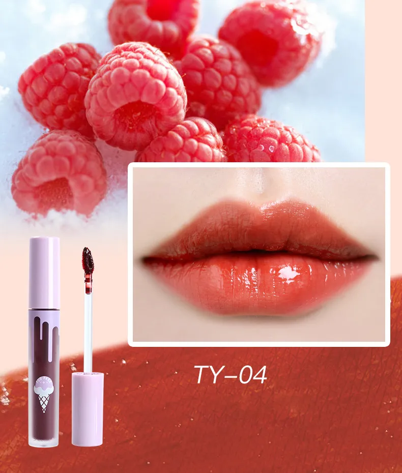 Design de gotejamento Marca própria de brilho labial - LG0400