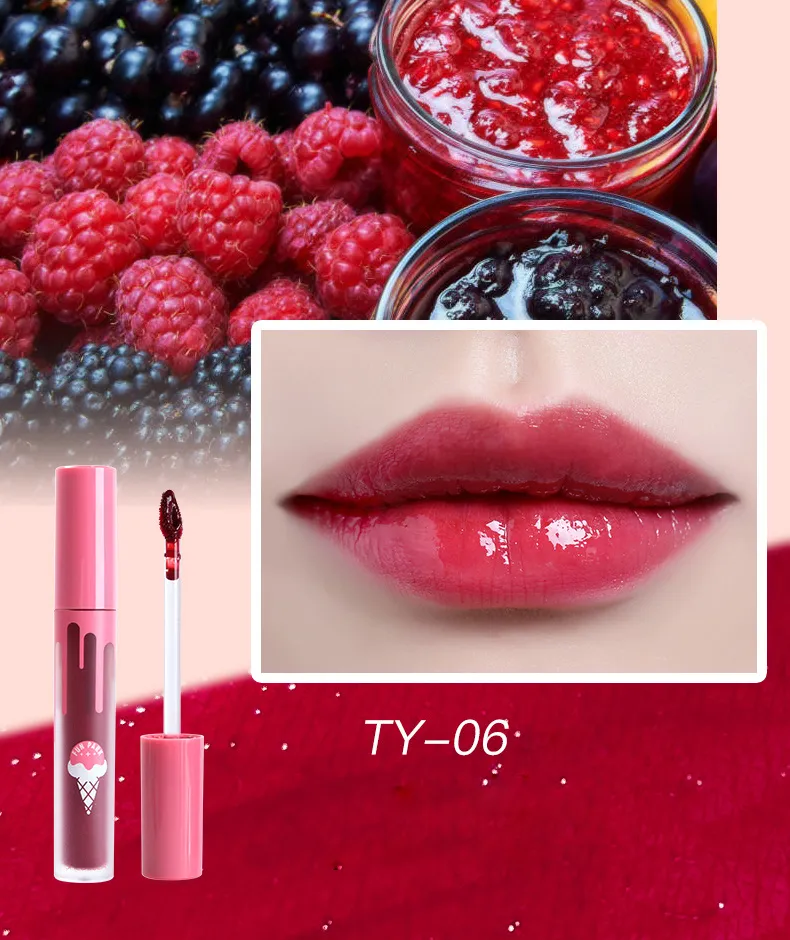 Design de gotejamento Marca própria de brilho labial - LG0400