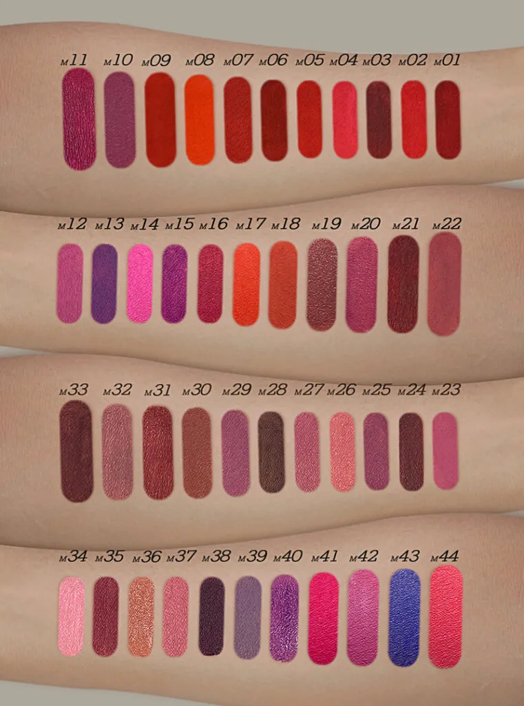 MATTE Private Label Waterproof Liquid Lipstick with 45 Colors - LG0416