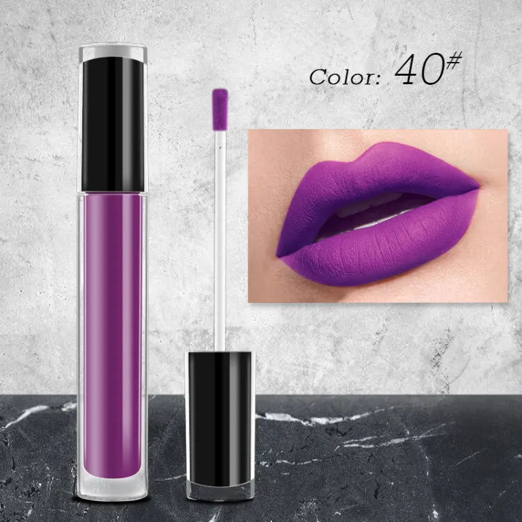 MATTE Private Label Waterproof Liquid Lipstick with 45 Colors - LG0416
