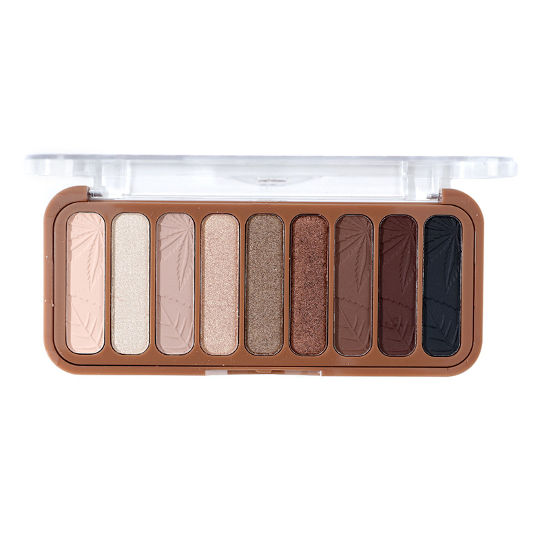 Private label 9 colors high pigment eyeshadow palette