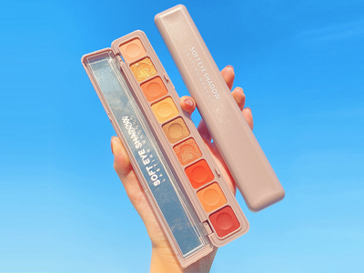 Maquillaje duradero: sombra de ojos suave de 9 colores de marca privada | ES0625