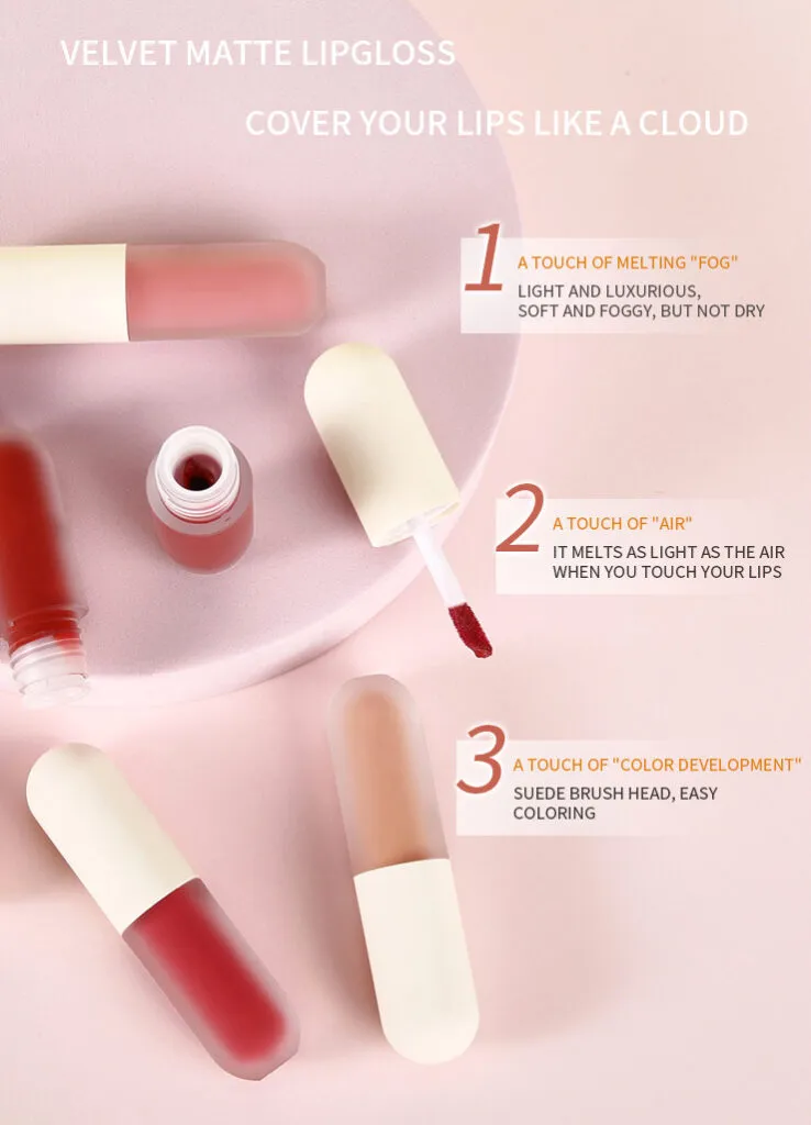 Private Label Matte Lipgloss Velvet Texture - LG0417