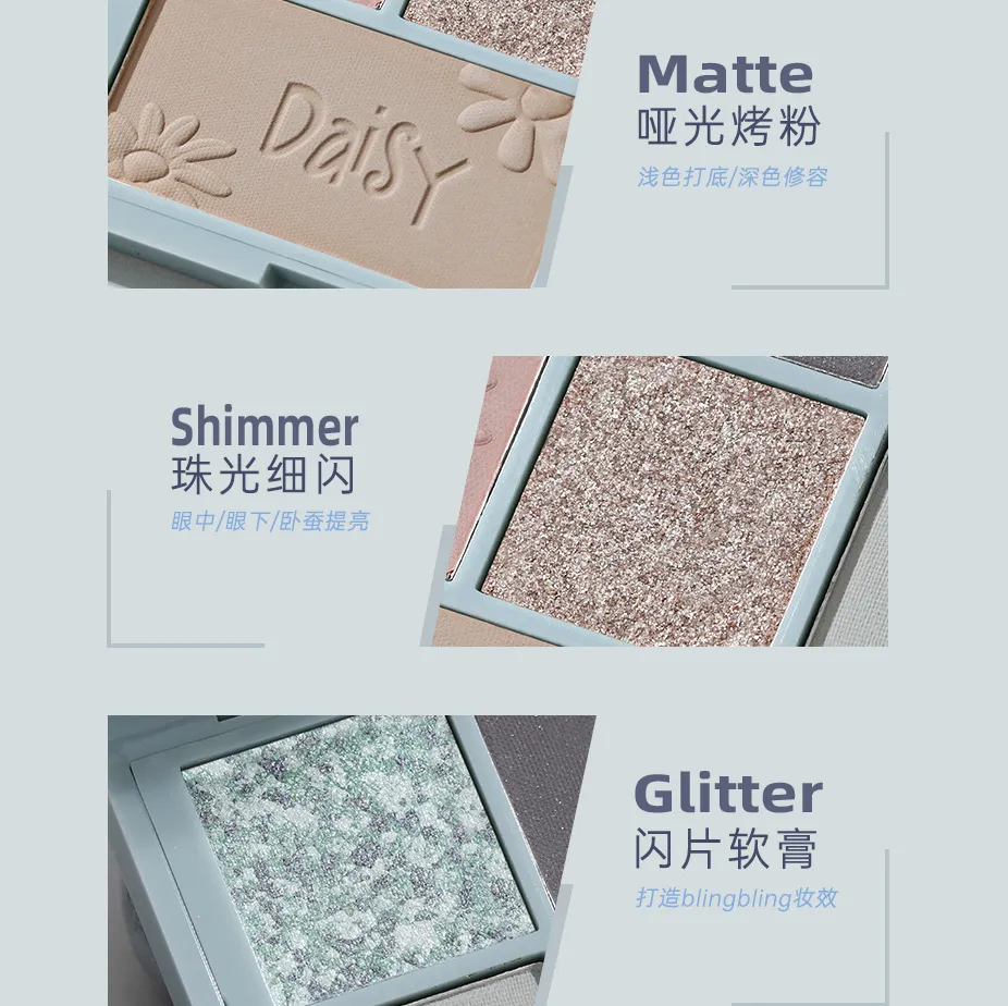 New luxury private label 8 color eyeshadow palette | ES0626