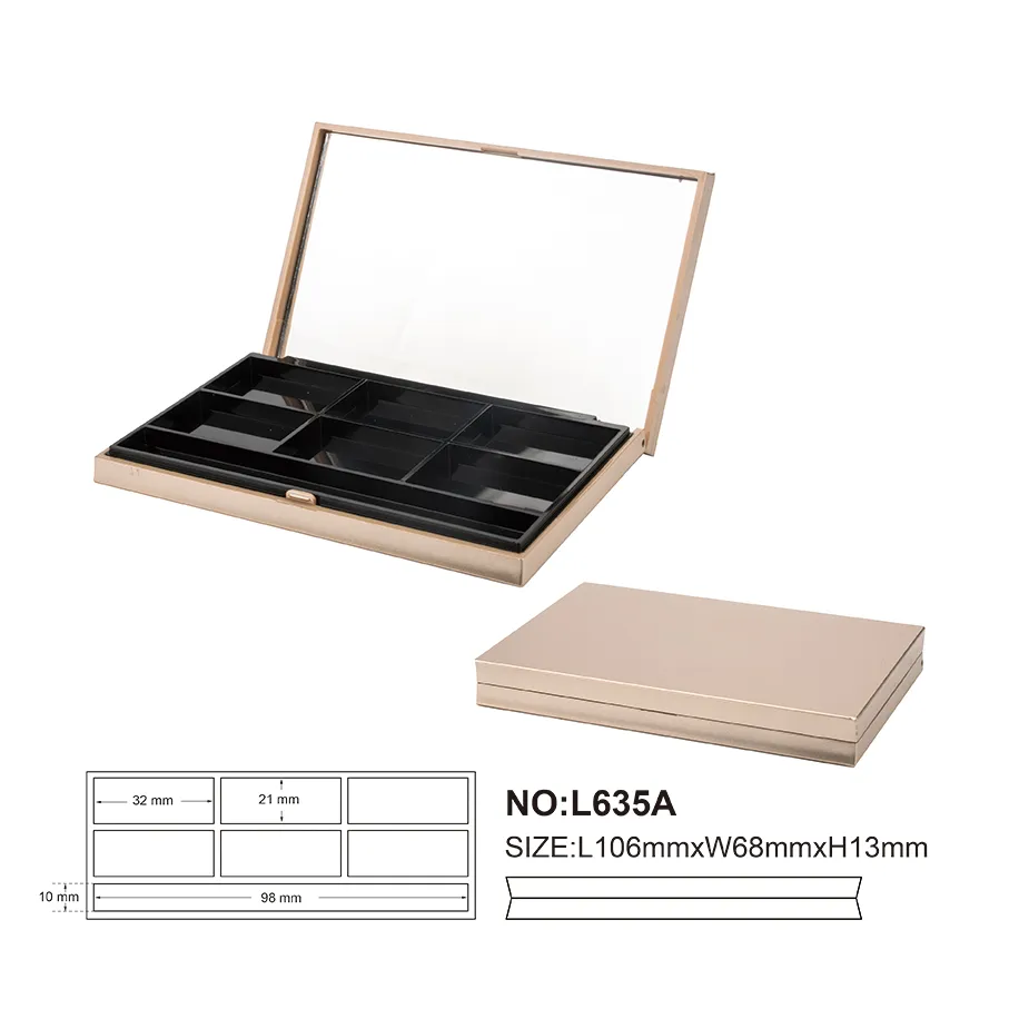 Custom eyeshadow palette with logo - 12 colors packaging | ES0629