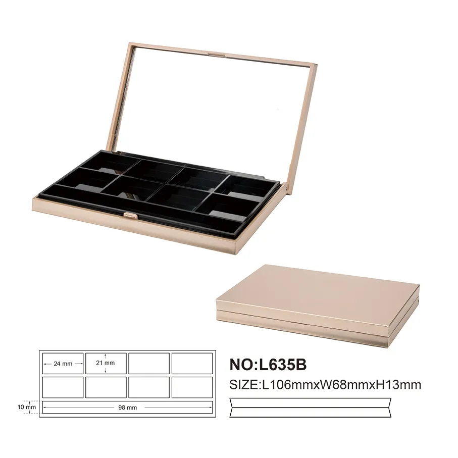 Custom eyeshadow palette with logo - 12 colors packaging | ES0629