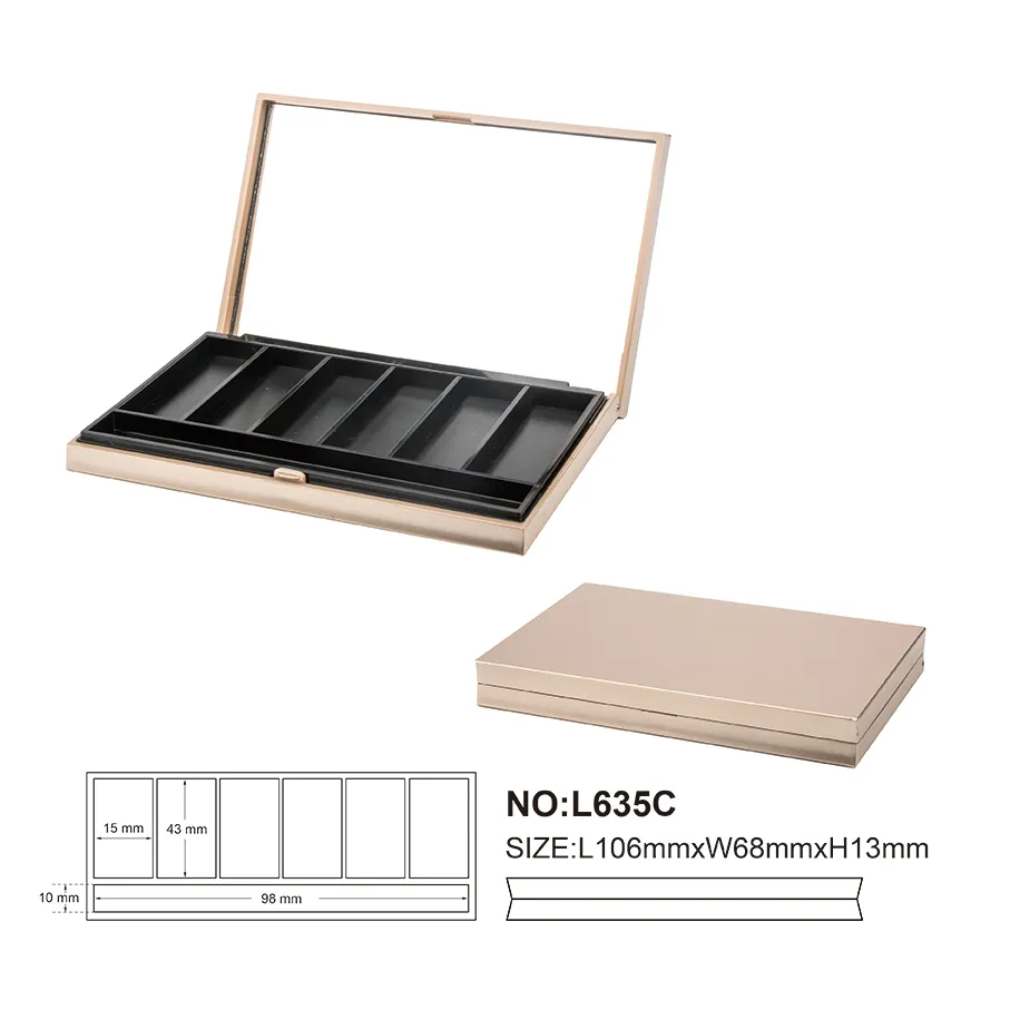 Custom eyeshadow palette with logo - 12 colors packaging | ES0629