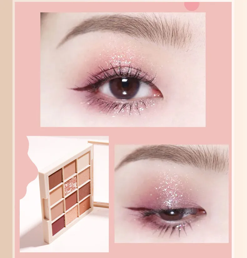 12 shades eyeshadow - Top private label cosmetic manufacturers in china | ES0627