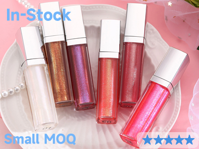 Частная торговая марка Luxury High Shine ＆ Glitter Lip Gloss — LG0378