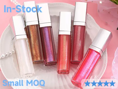 Etiqueta privada de brillo de labios de alto brillo y brillo de lujo - LG0378