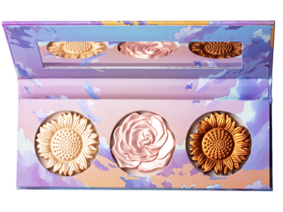 Palette de maquillage Creative 3D Powder de marque privée (Highlighter & Bronzer & Blusher) - FA0275