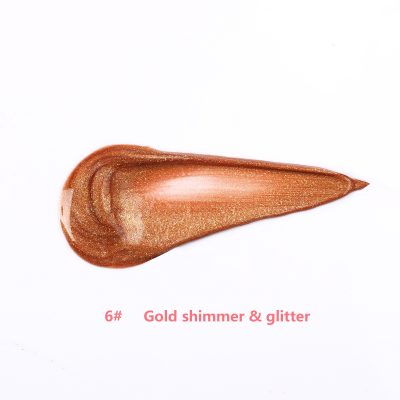 Wholesale glitter & shimmer & sparkly lip gloss no label with Rose gold packaging Wholesale glitter & shimmer & sparkly lip gloss no label with Rose gold packaging