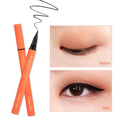Label pribadi Eyeliner Cair Tahan Air - Formula Vegan Hitam Label pribadi Eyeliner Cair Tahan Air - Formula Vegan Hitam