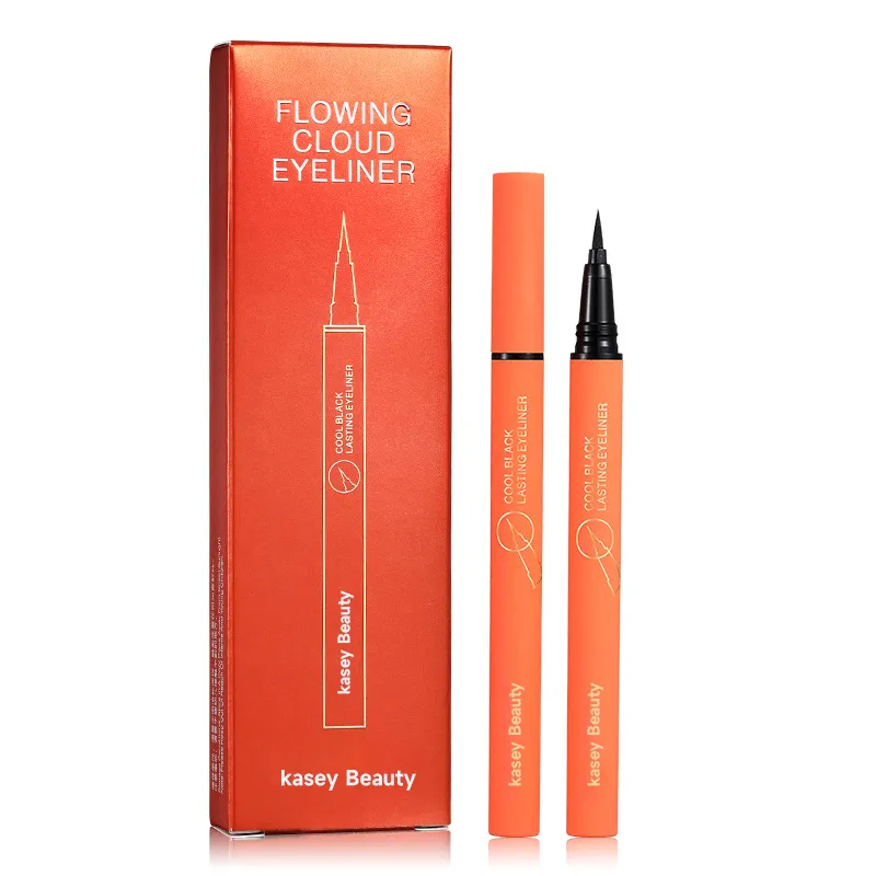 Label Pribadi Eyeliner Cair Tahan Air - Hitam, Formula Vegan - EL0139