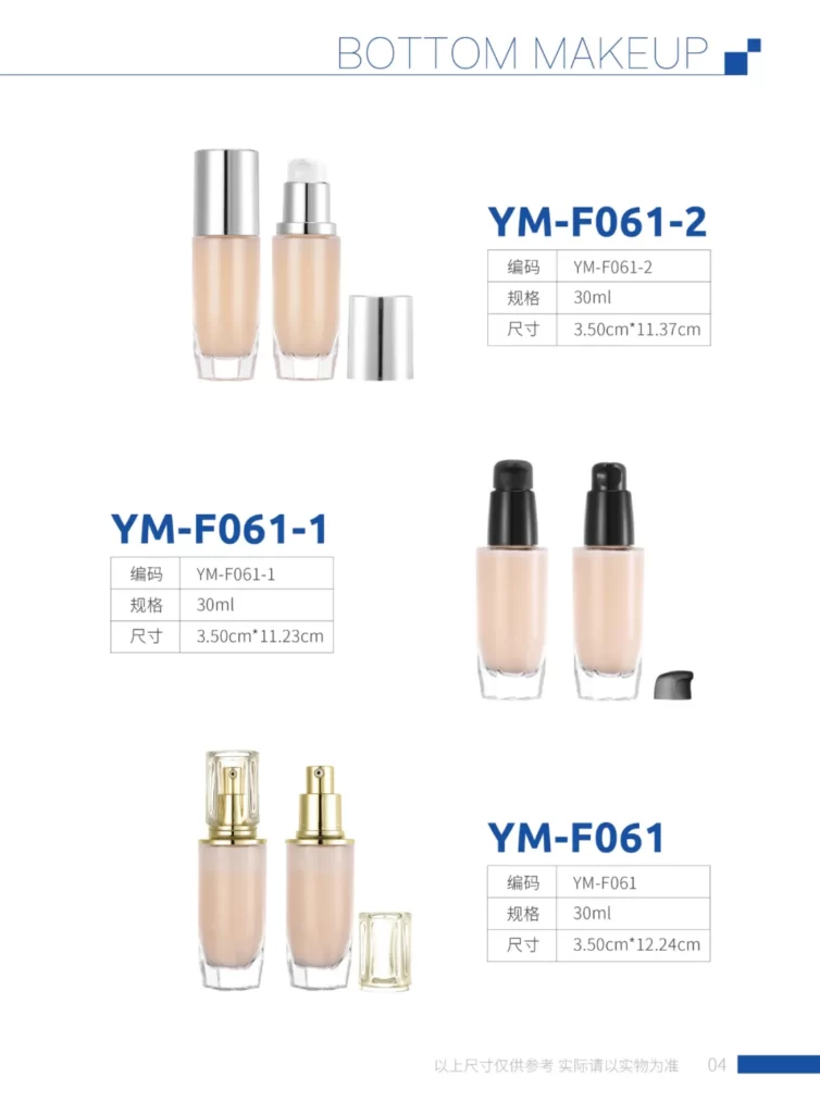 Private label foundation 49 754x1024 - Private Label Empty Packaging & Bottle for Liquid Foundation / Liquid Blusher / Primer