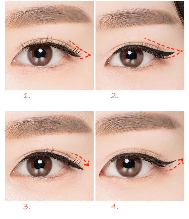 Label Pribadi Eyeliner Cair Tahan Air - Hitam, Formula Vegan - EL0139