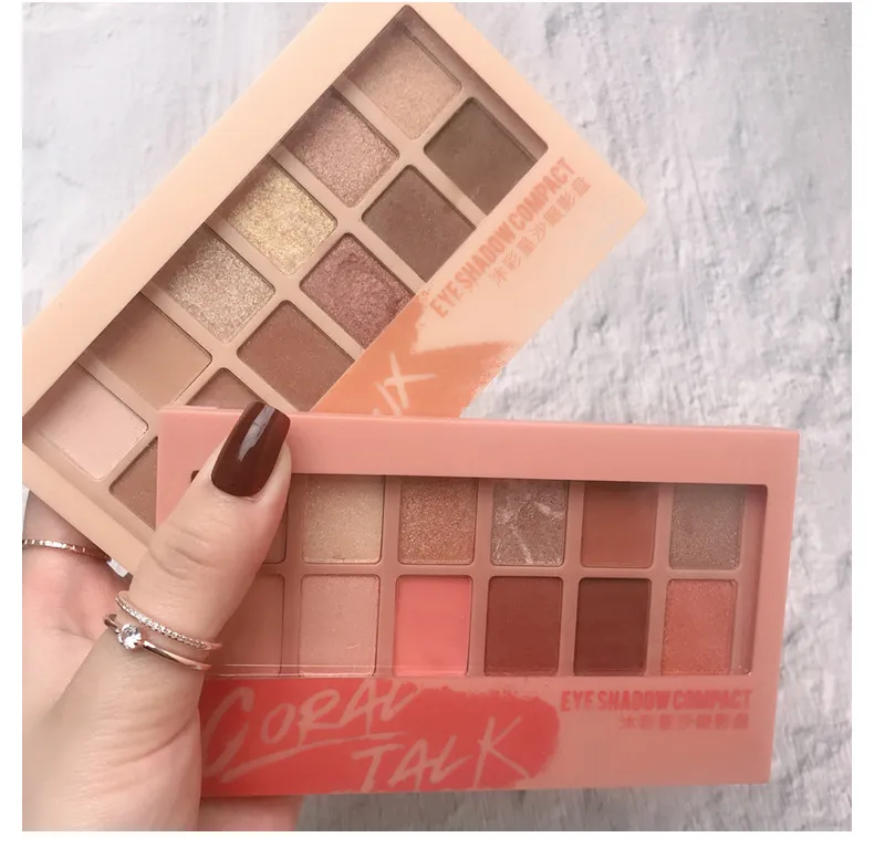 Make your own cosmetics - 10 Colors Eyeshadow Palette | ES0631