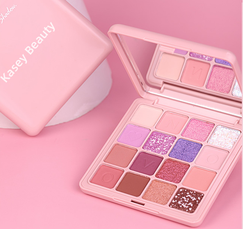 Custom eyeshadow palette manufacturers -16 colors eyeshadow | ES0633 Custom eyeshadow palette manufacturers -16 colors eyeshadow | ES0633