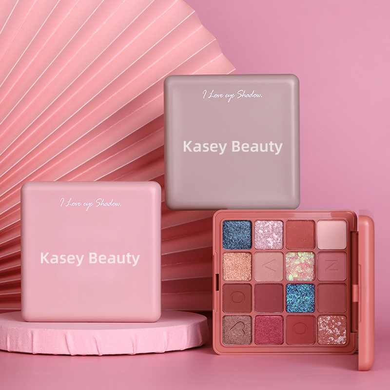 Custom eyeshadow palette manufacturers -16 colors eyeshadow | ES0633 Custom eyeshadow palette manufacturers -16 colors eyeshadow | ES0633