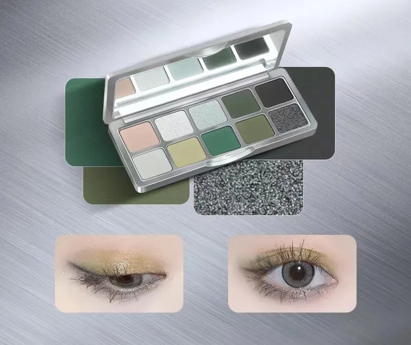 Richly Pigmented Vegan 10 Shades Eyeshadow Palette - ES0635
