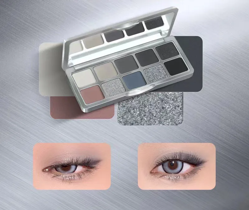 Richly Pigmented Vegan 10 Shades Eyeshadow Palette - ES0635