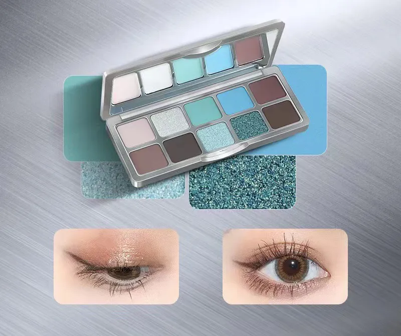Richly Pigmented Vegan 10 Shades Eyeshadow Palette - ES0635