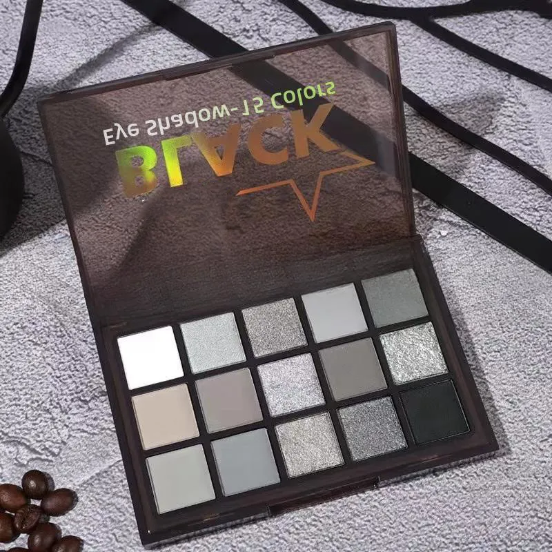 Private Label Black Eyeshadow Palette 15 Colors - ES0640
