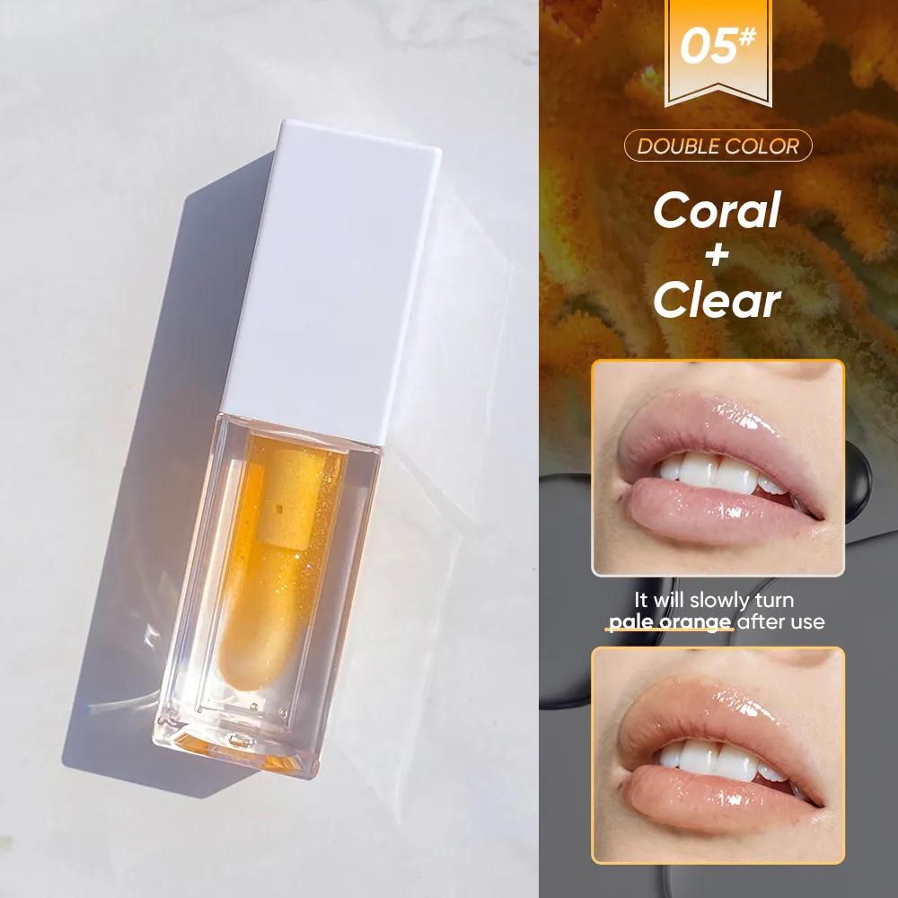 Double Color Lip Plumper Gloss  - LG0469