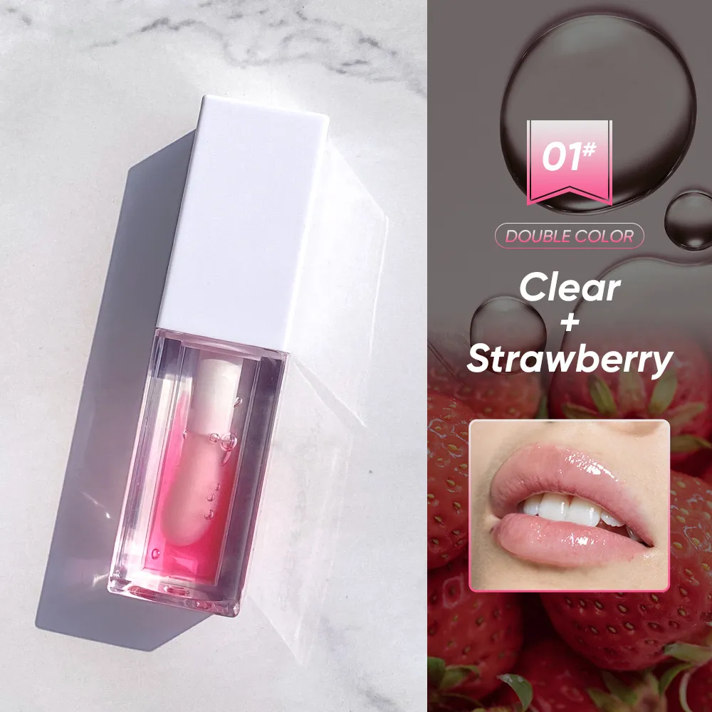 Double Color Lip Plumper Gloss  - LG0469