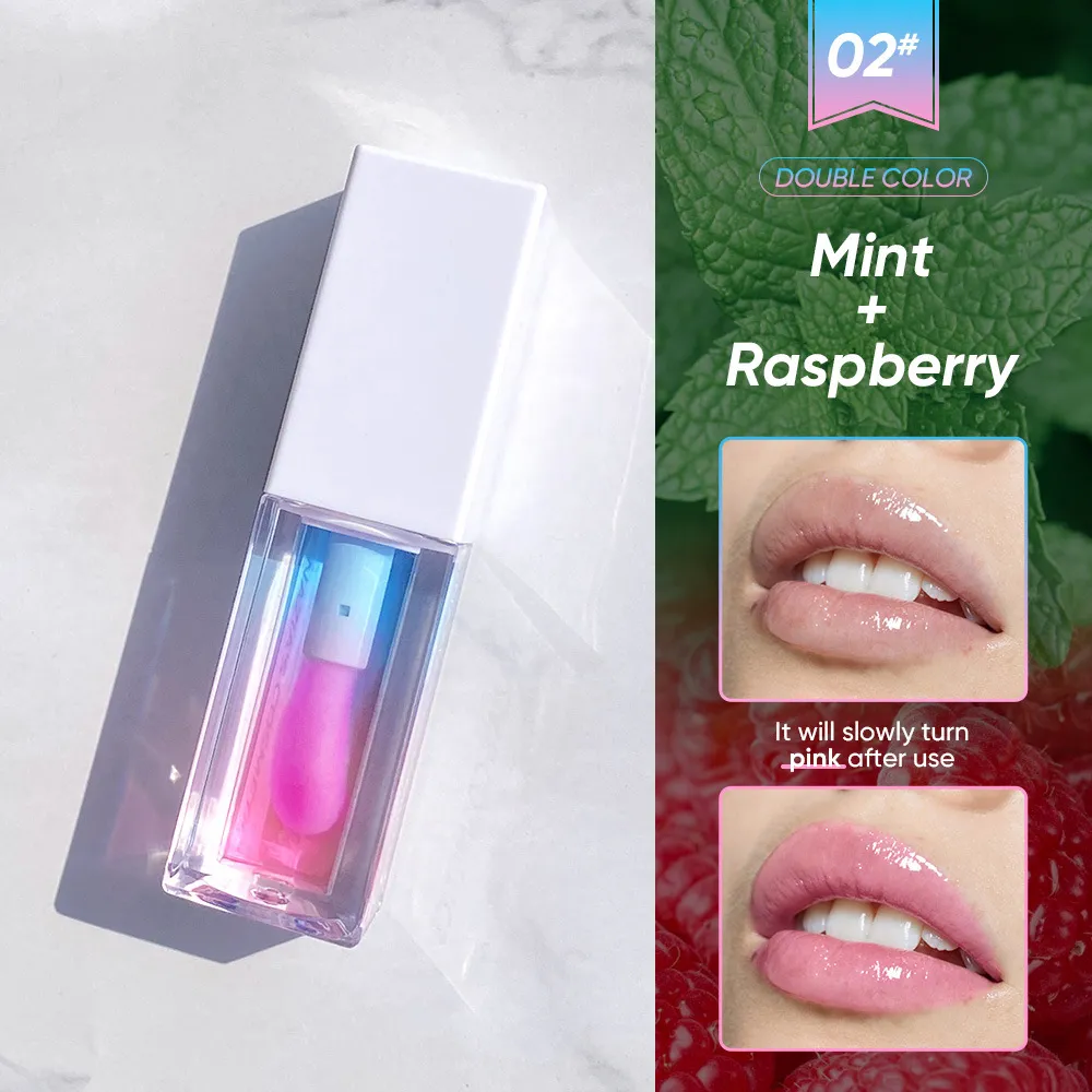Double Color Lip Plumper Gloss  - LG0469