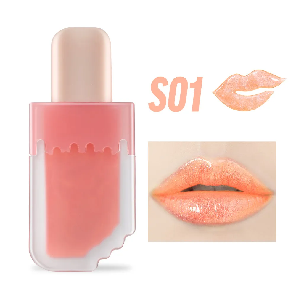 Private Label Cute Ice Cream Styling Shape Lip Gloss - LG0474