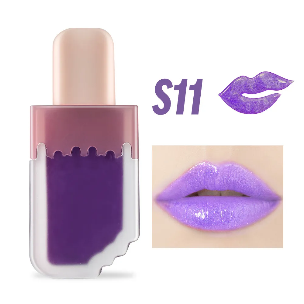 Private Label Cute Ice Cream Styling Shape Lip Gloss - LG0474
