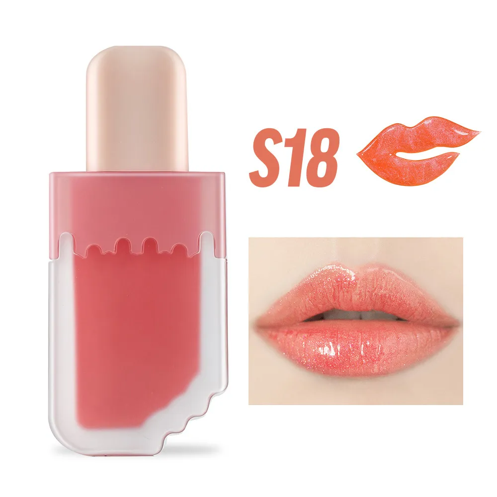 Private Label Cute Ice Cream Styling Shape Lip Gloss - LG0474
