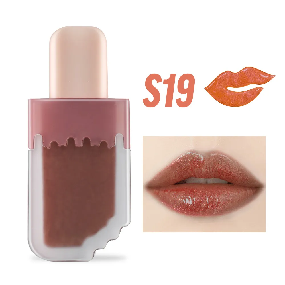 Private Label Cute Ice Cream Styling Shape Lip Gloss - LG0474